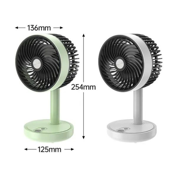DURATION POWER DP-7639 Three Speed Modes Up-Down Adjustable Desk Fan
